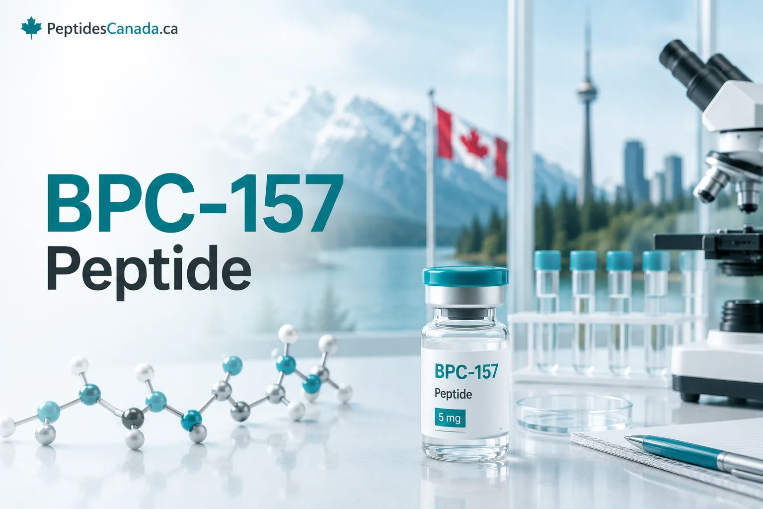 BPC-157 peptide research and information in Canada