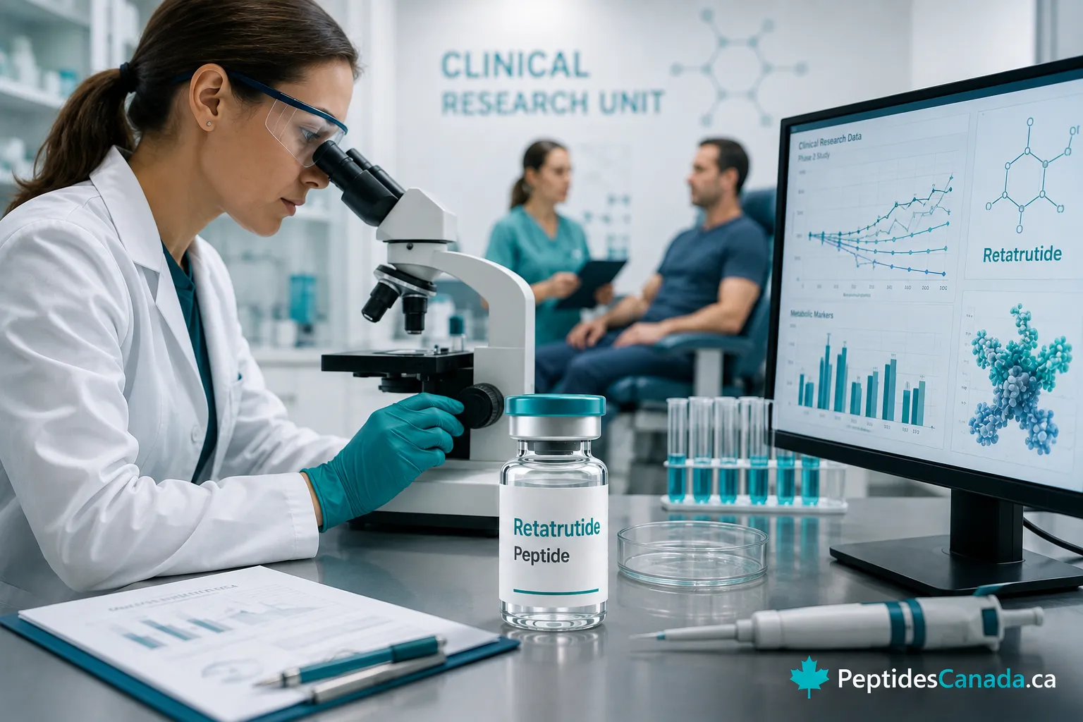 Retatrutide human clinical research