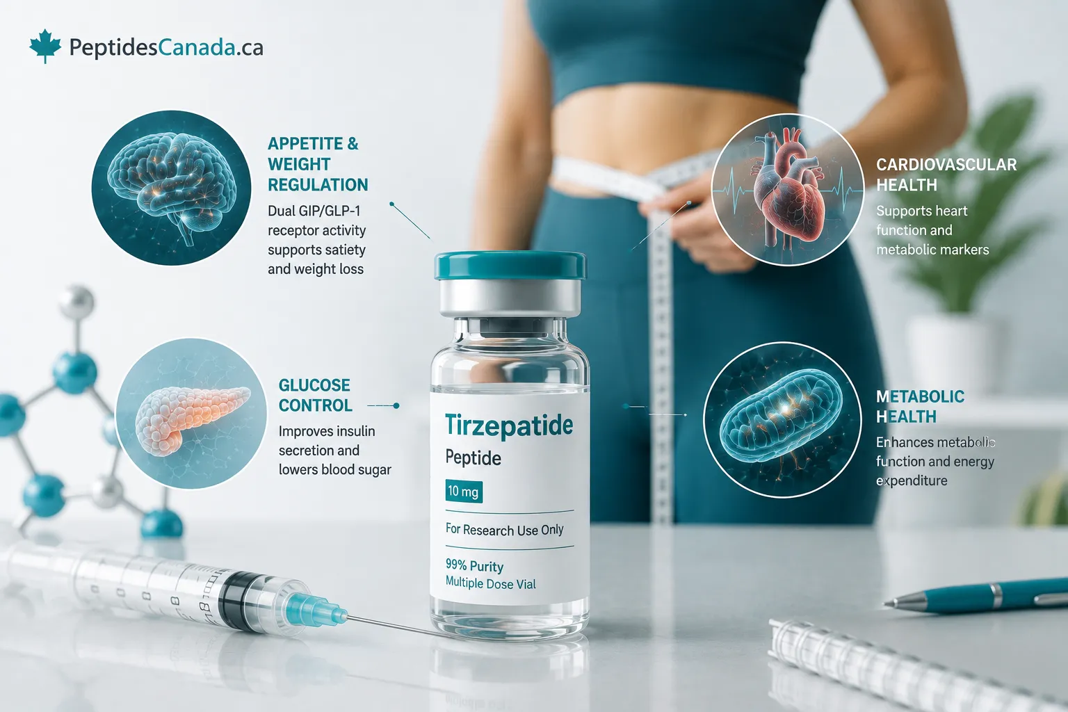 Tirzepatide benefits and clinical research areas