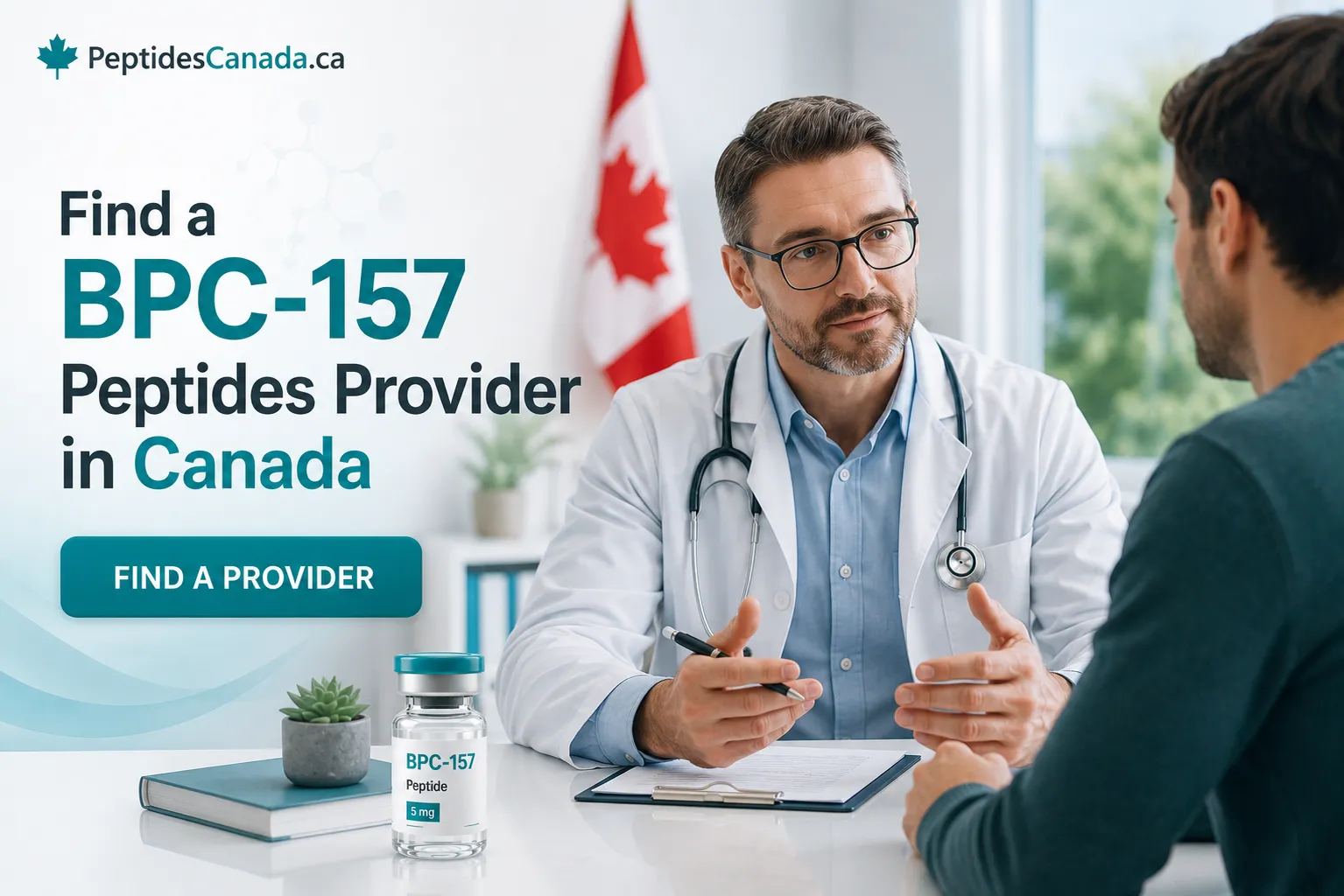 Find a BPC-157 peptide provider in Canada