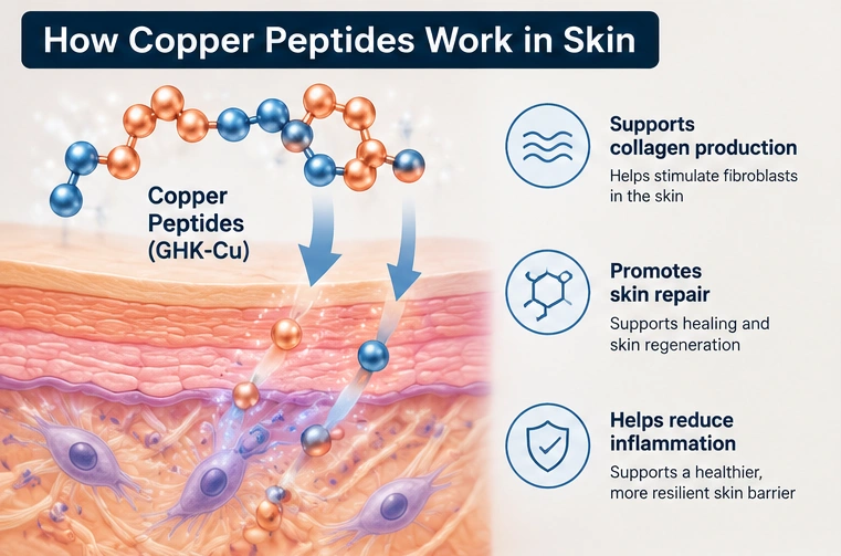 How copper peptides work for skin health