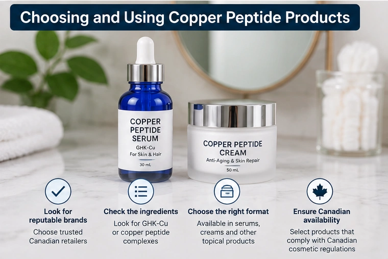 How to choose copper peptide products in Canada