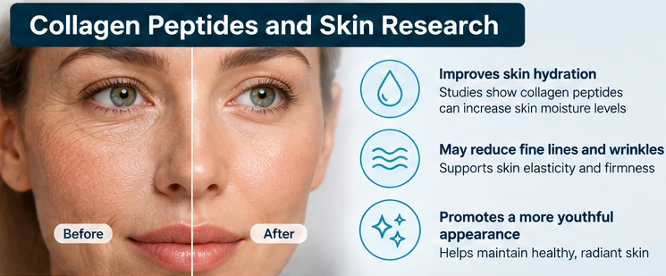 Results and research from collagen peptide use